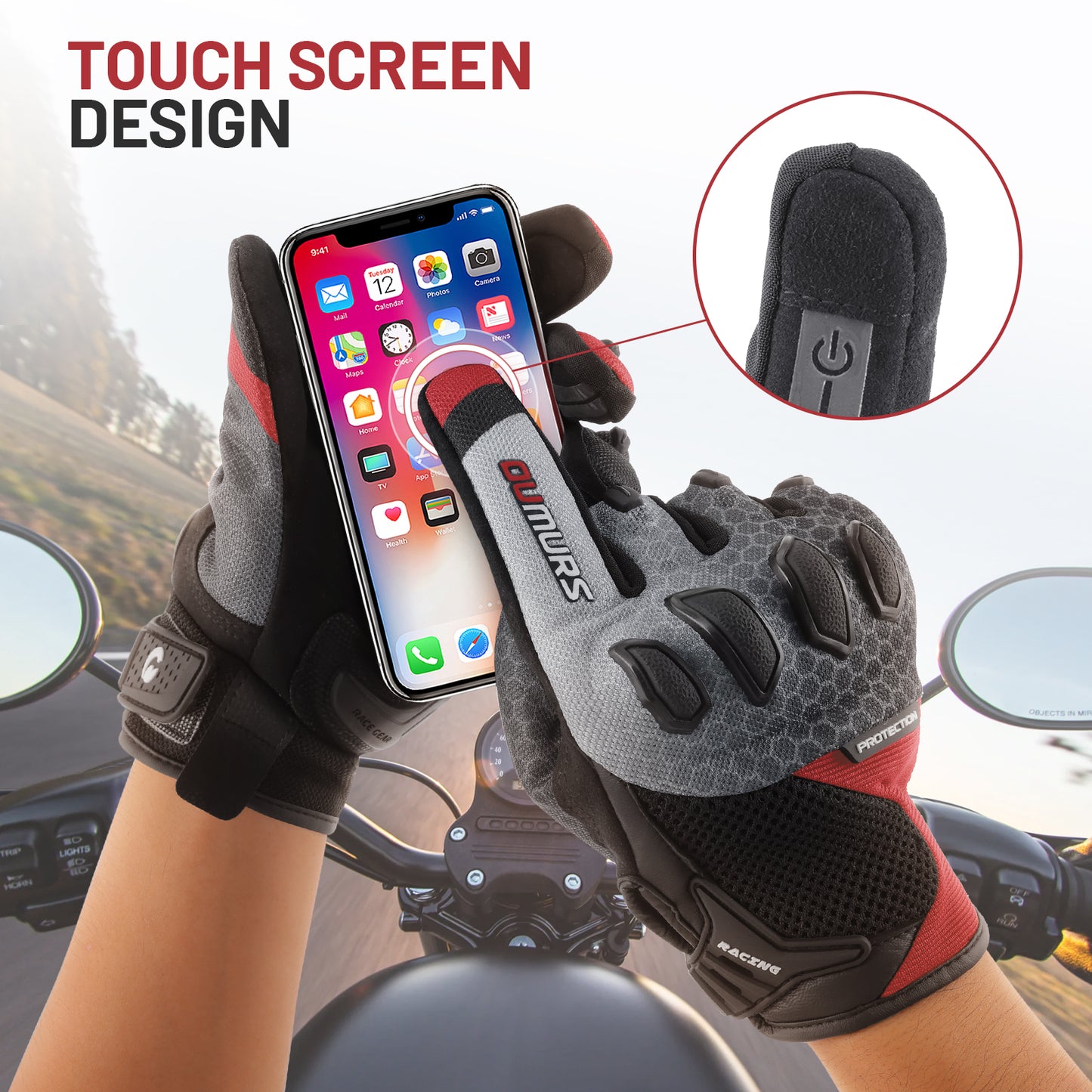 Motorcycle Gloves for Men