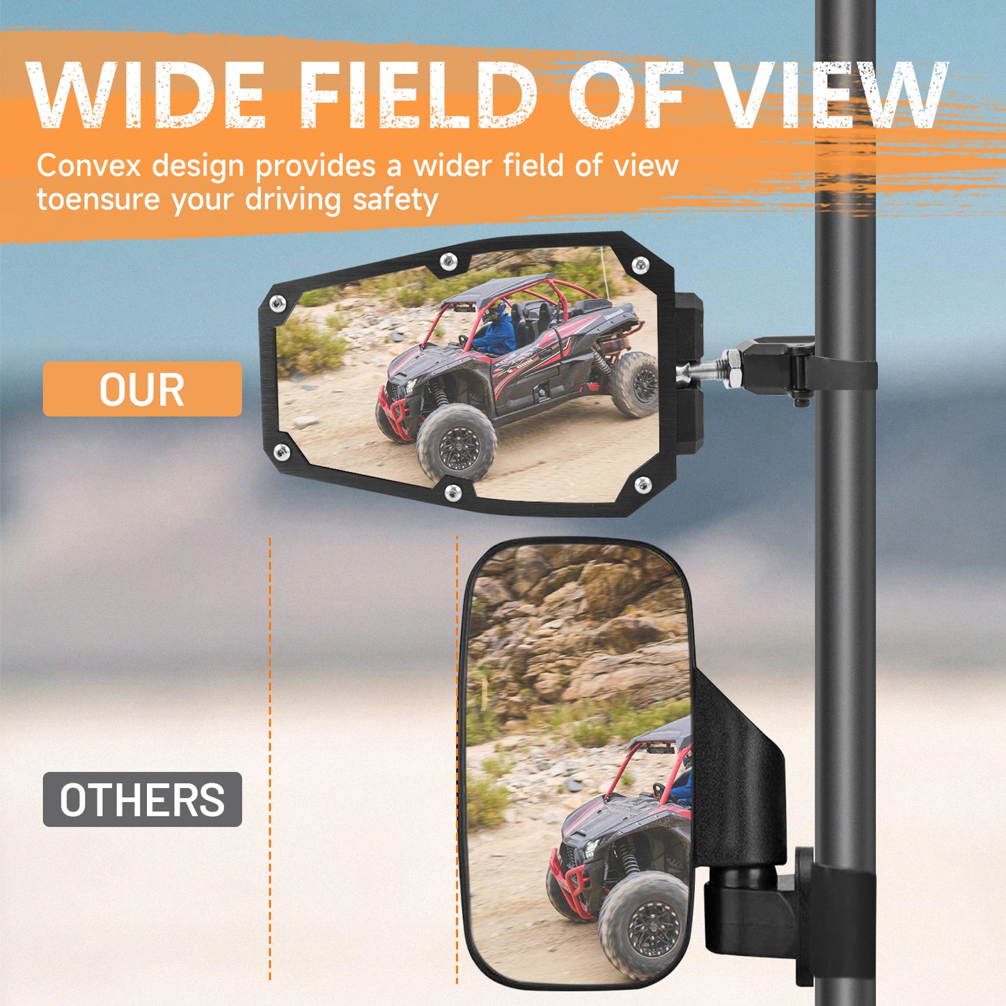 Universal UTV Side Mirrors