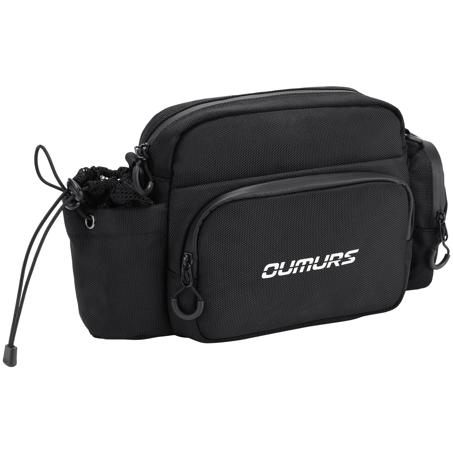 Oumurs Motorcycle Handlebar Bag 1680D Water-Resistant 18L,Sissy Bar Bag Bike
