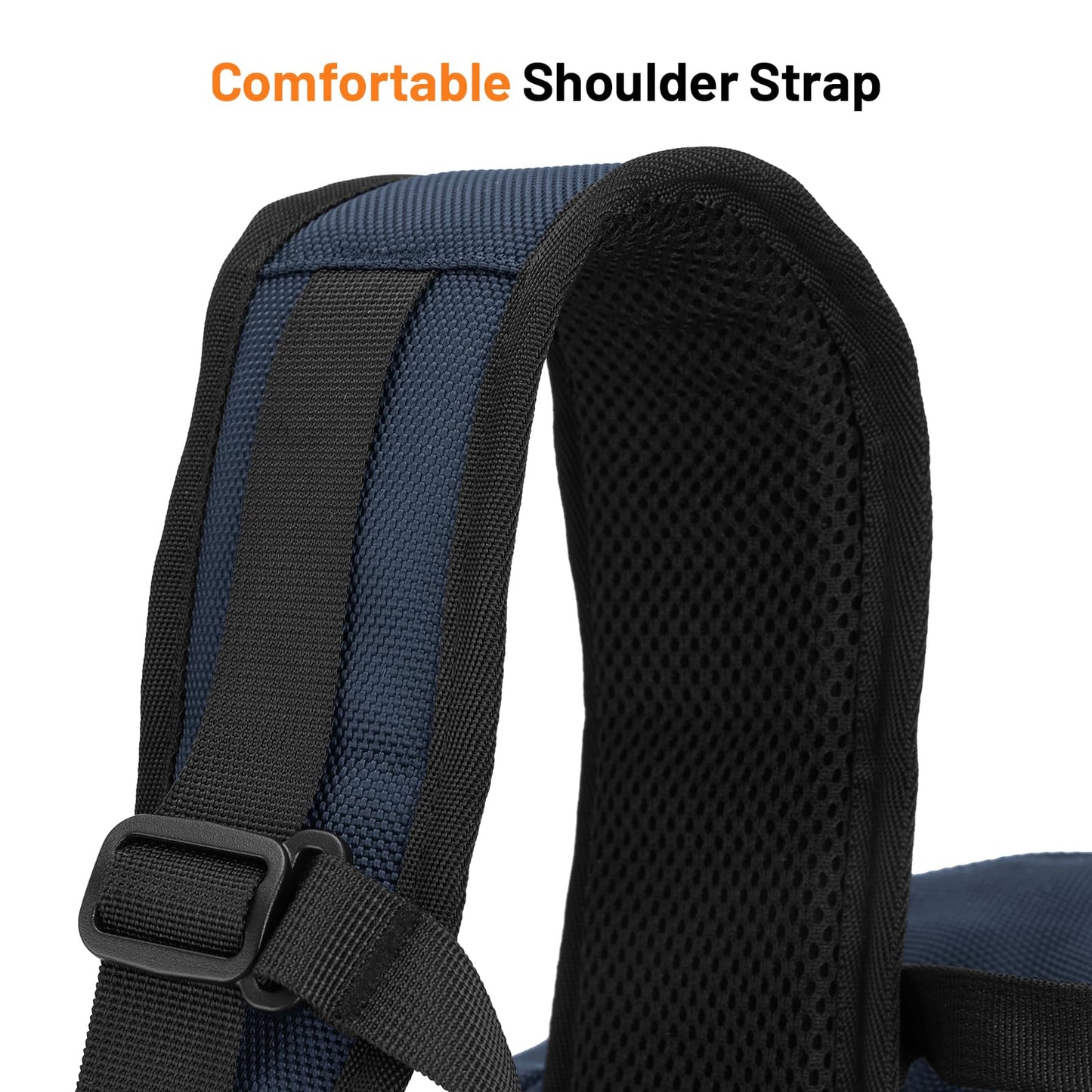 Oumurs Motorcycle Helmet Backpack 50L, Blue Water-resistant 1680D Oxford Fabric