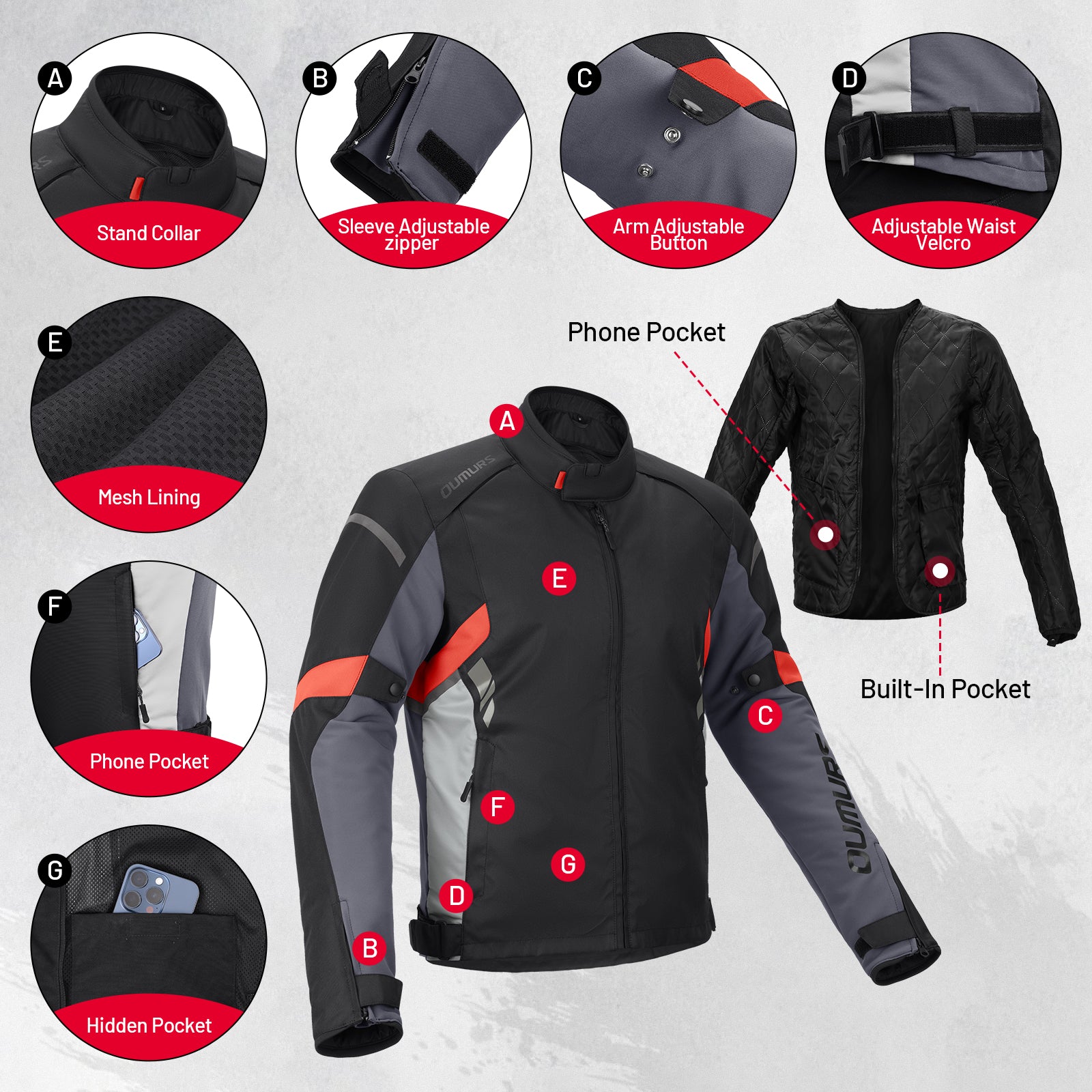Motorcycle Jacket for Men