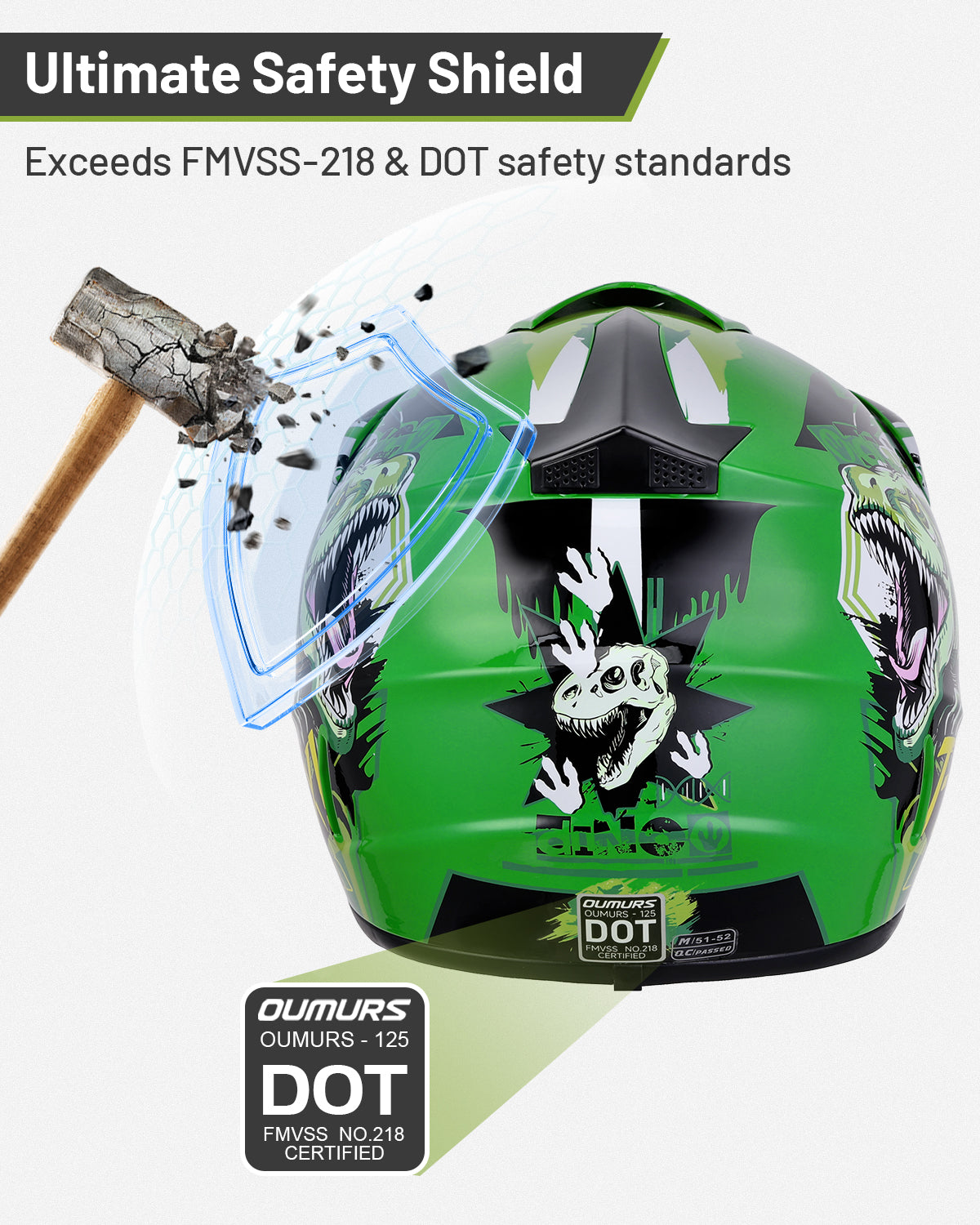 DOT Youth Dirt Bike Helmet