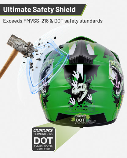 DOT Youth Dirt Bike Helmet