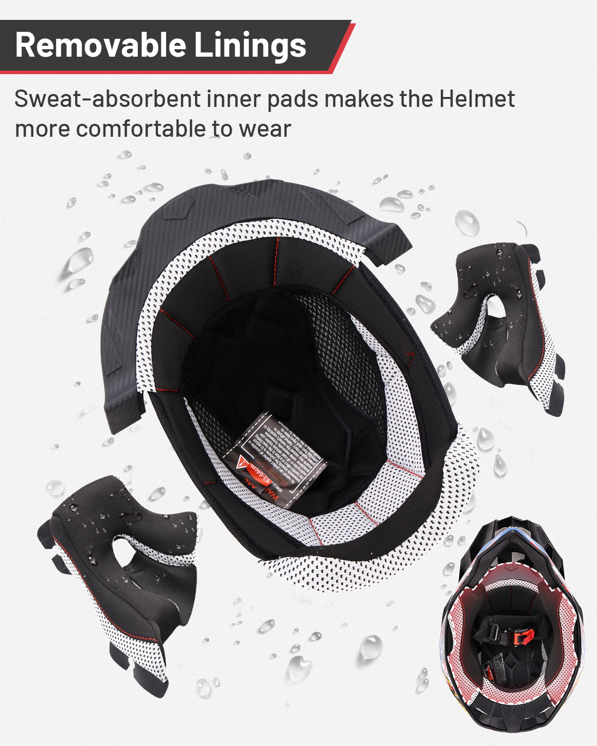 DOT Dirt Bike Helmet for Kids Eagle Blue