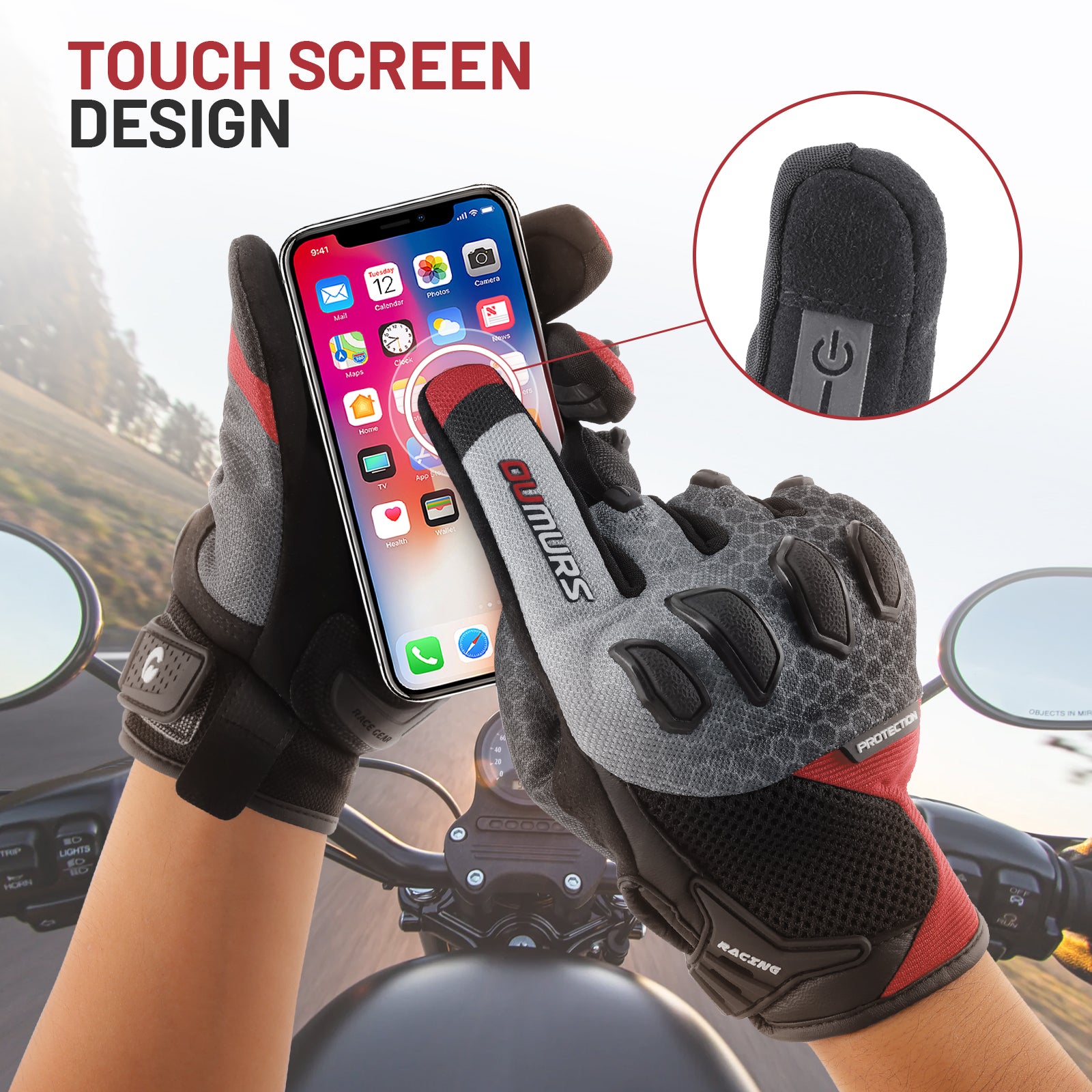 Motorcycle Gloves for Men
