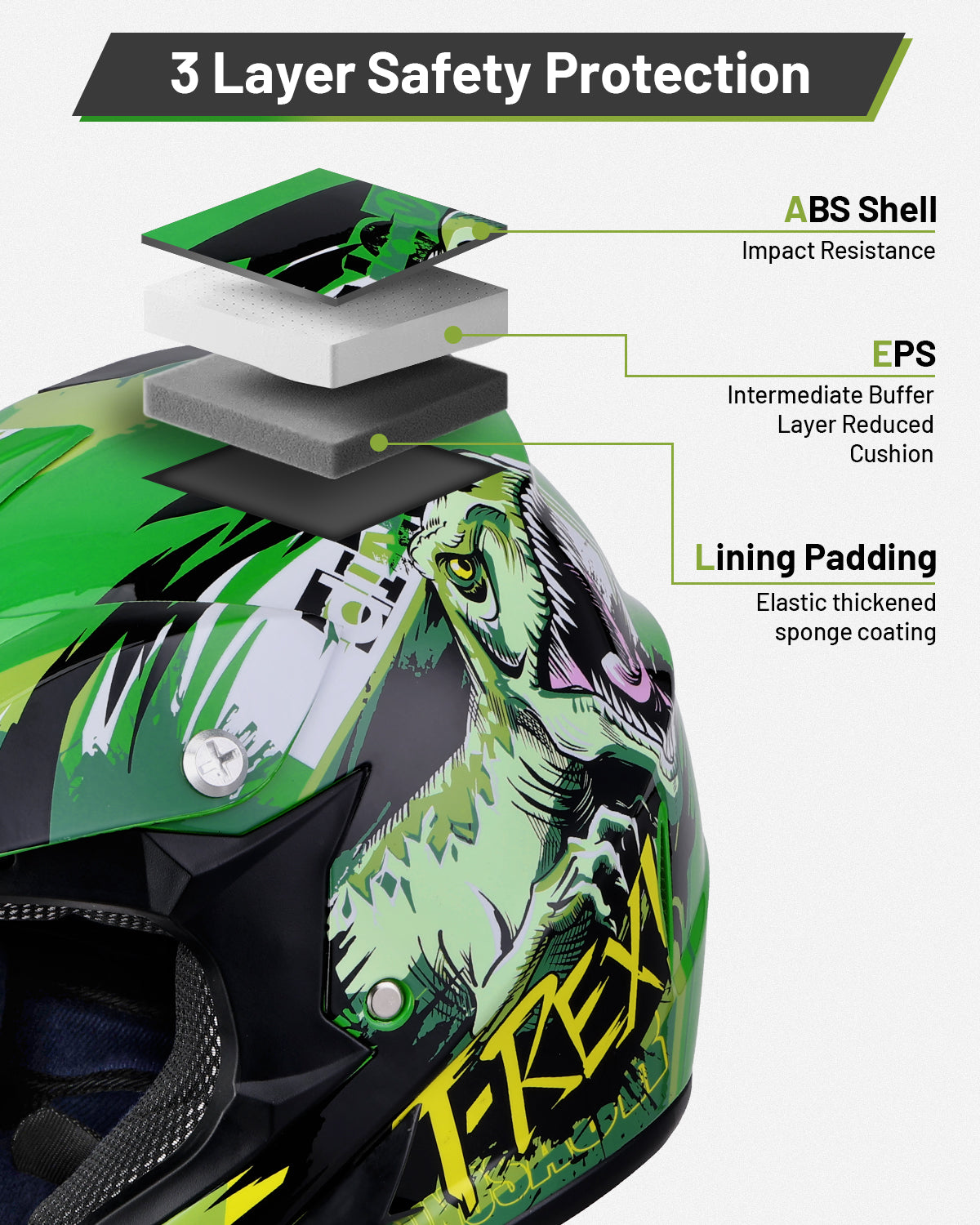 DOT Youth Dirt Bike Helmet