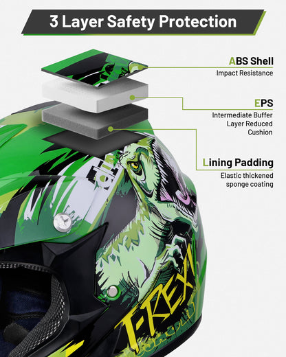 DOT Youth Dirt Bike Helmet