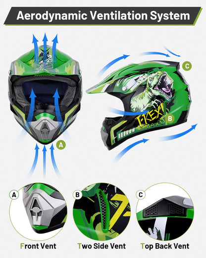 DOT Youth Dirt Bike Helmet