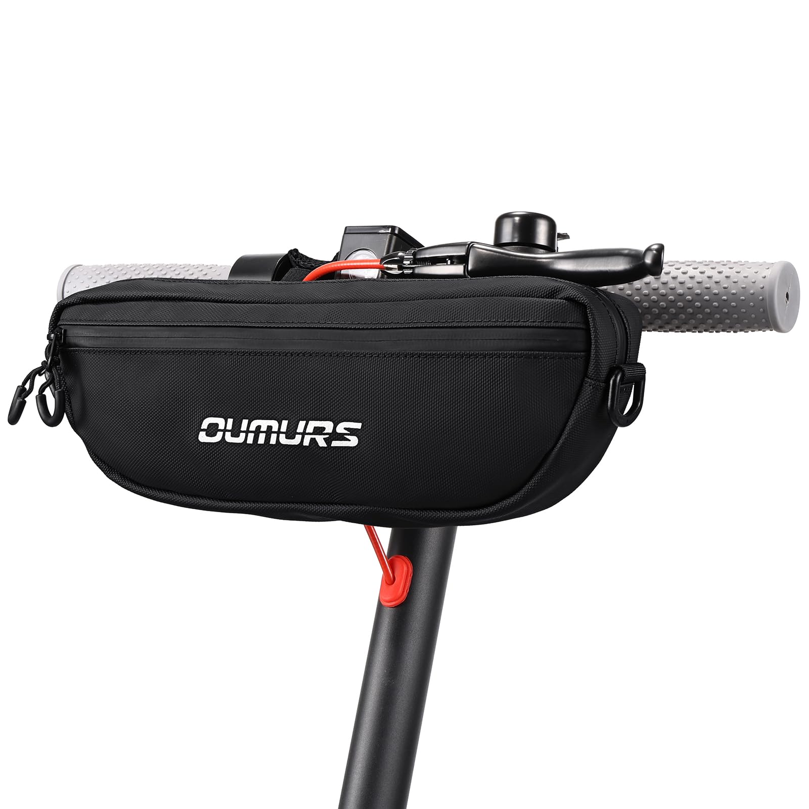 Oumurs Universal 1800D Motorcycle handlebar bag Water-resistant Reflective Bicycle Handle bar Bag