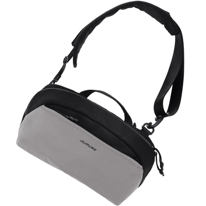 Oumurs 4L Reflective Crossbody Bag Sling Backpack for Motorcycle Men and Women