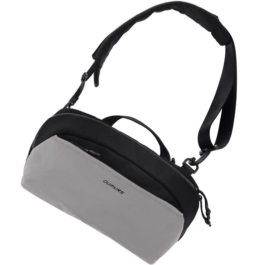 Oumurs 4L Reflective Crossbody Bag Sling Backpack for Motorcycle Men and Women