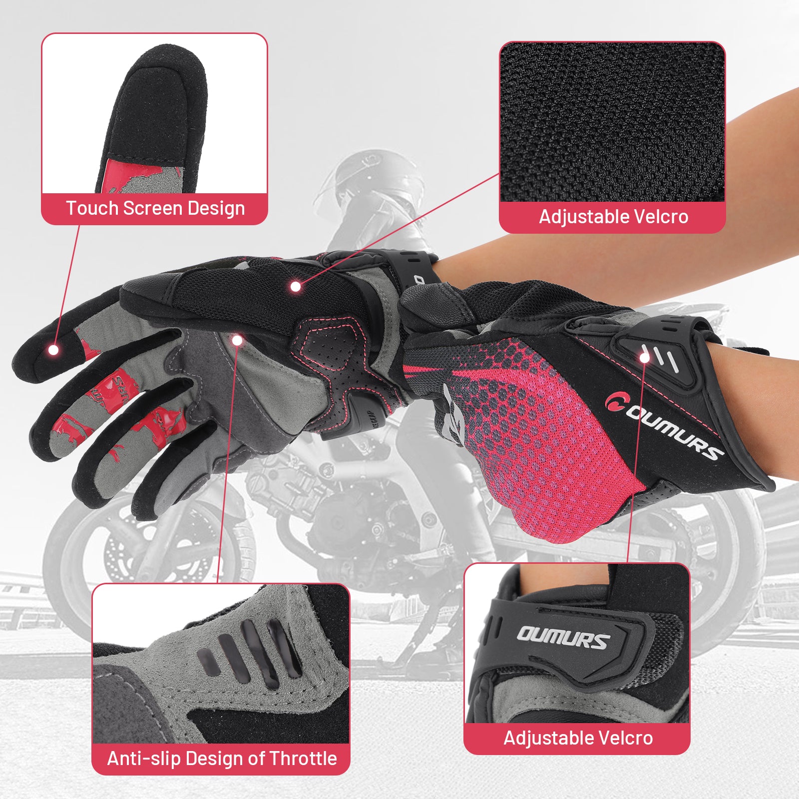 Motorcycle Gloves for Women