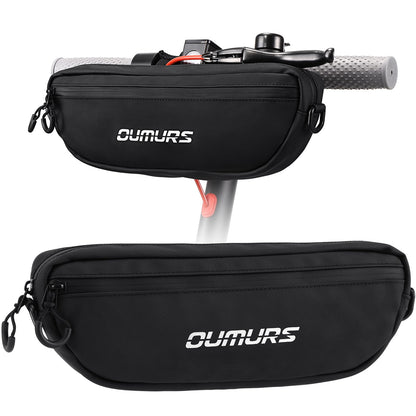 Oumurs Universal 1800D Motorcycle handlebar bag Water-resistant Reflective Bicycle Handle bar Bag