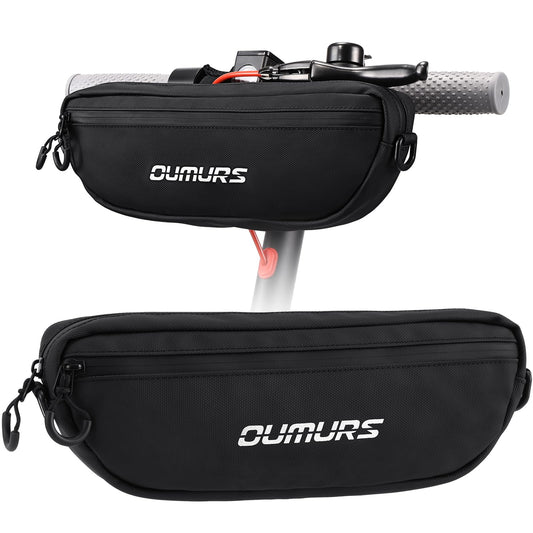 Oumurs Universal 1800D Motorcycle handlebar bag Water-resistant Reflective Bicycle Handle bar Bag