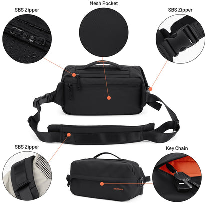 Oumurs 6L Crossbody Bag Sling Bag for Men and Women