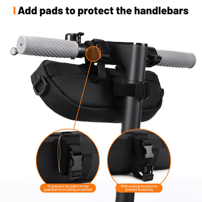 Oumurs Universal 1800D Motorcycle handlebar bag Water-resistant Reflective Bicycle Handle bar Bag
